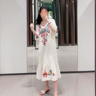 ĐẦM BABYDOLL THÊU HOA