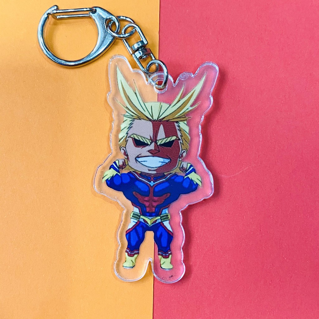 ( Mica trong acrylic ) Móc khóa Boku No Hero Academia Học viện anh hùng ver single quà tặng chibi anime