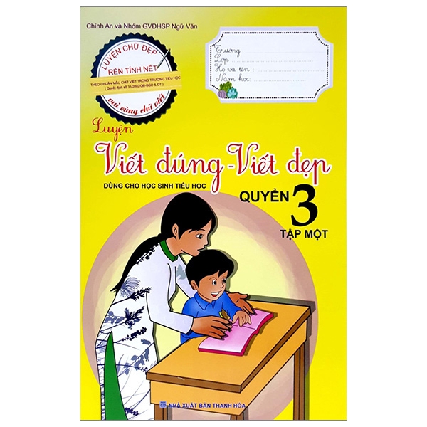 Sách - Luyện Viết Đúng, Viết Đẹp 3 - Tập 1