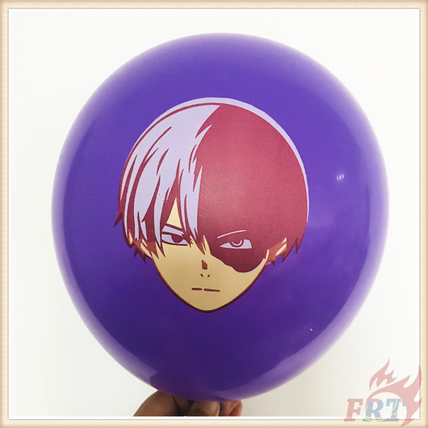 Bong bóng treo trang trí tiệc sinh nhật 12inch họa tiết anime My Hero Academia Series 02 từ cao su
