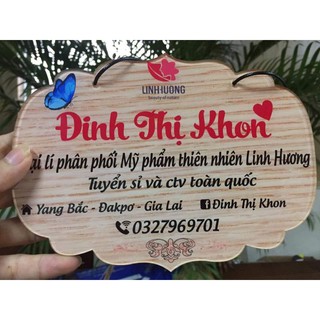 Bản hiệu theo yêu cầu