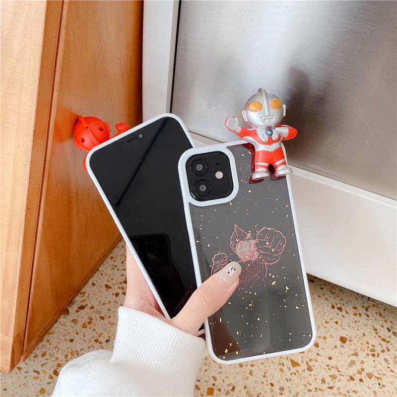 Hộp đựng điện thoại di động phát sáng Anime cặp đôi sáng tạo trí thun ngắn tay | BigBuy360 - bigbuy360.vn