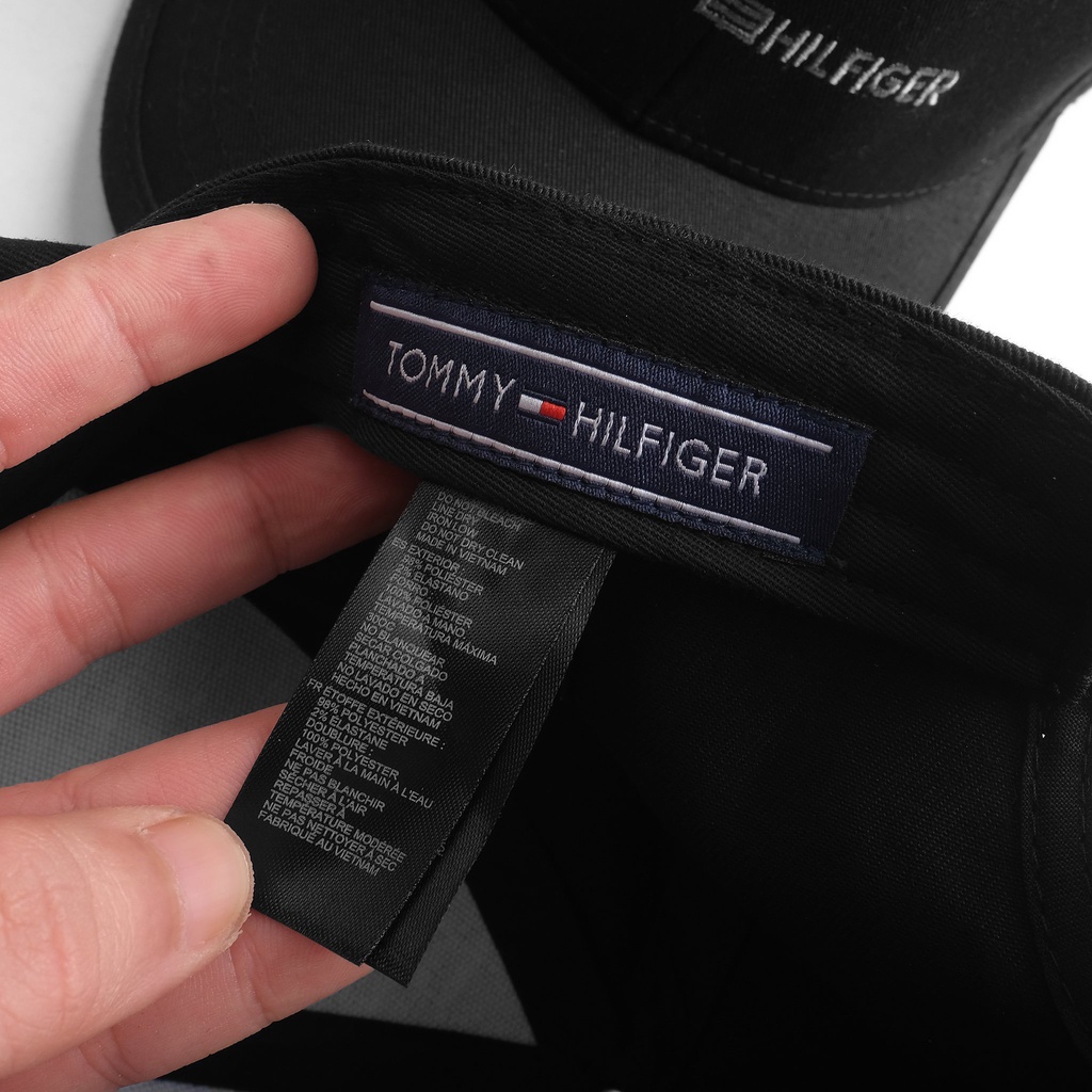 Nón lưỡi trai TOMMY mẫu mới màu đen, cá tính siêu ngầu