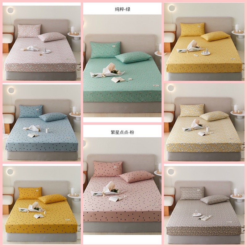 Set Ga Gối Cotton sợi bông Organic