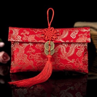 Bao lì xì Gấm hoa - đồng xu may mắn (COMBO 5 BAO: TẶNG NGAY 10 BAO GIẤY)