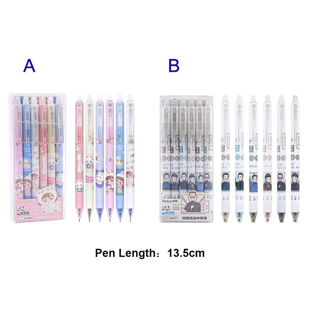 Set 6 Bút Kí Tên Vẽ Graffiti Trung Tính Sáng Tạo