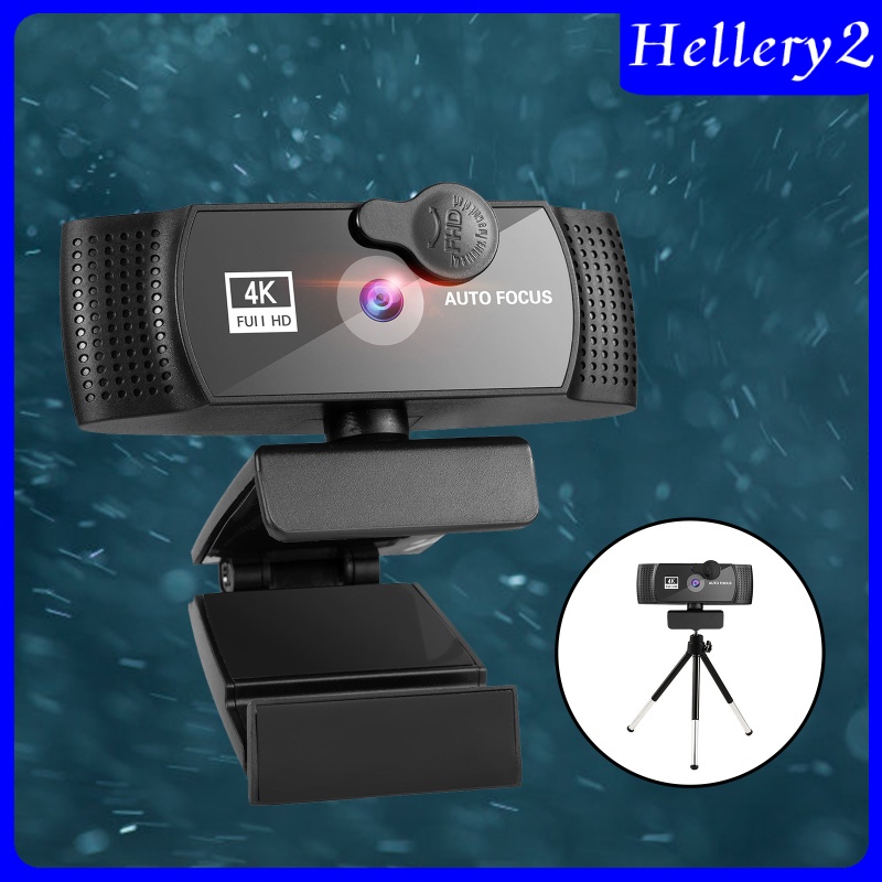 [HELLERY2] Webcam 1080p HD w/ Noise-Cancelling Microphone USB for Gaming PC Desktop