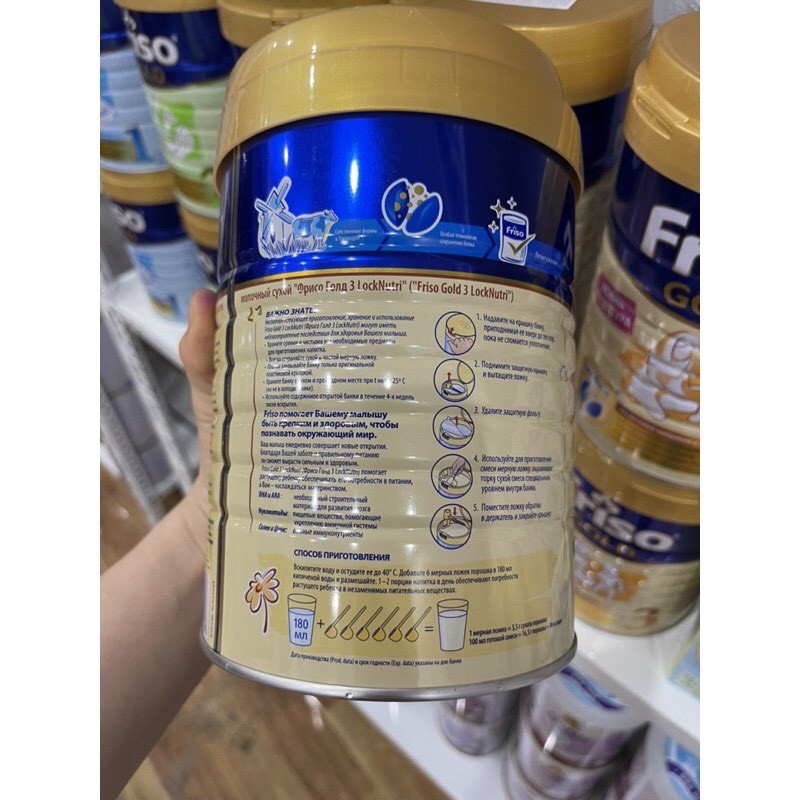 sữa Friso gold nga số 3 (800)g