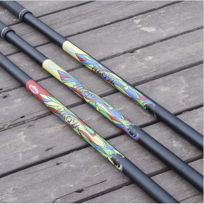 Cán vợt carbon 2m1 - cán vợt cá câu đài