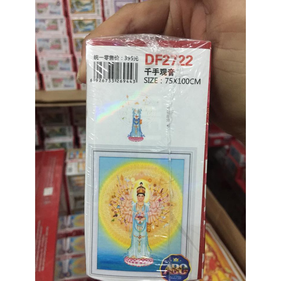 Tranh đính đá phật DF2722