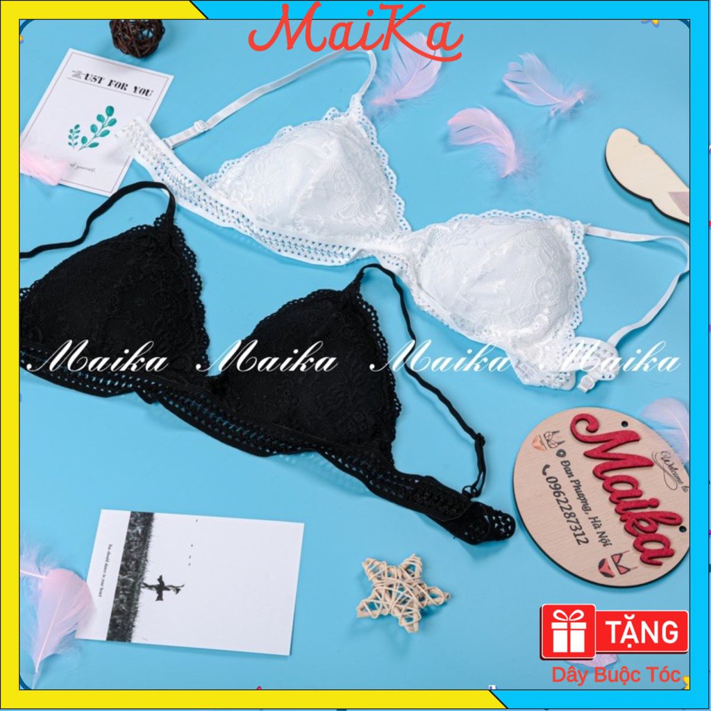 Áo bra ren mềm mút mỏng không gọng hàng đẹp A7311, phụ kiện thời trang MAIKA | BigBuy360 - bigbuy360.vn