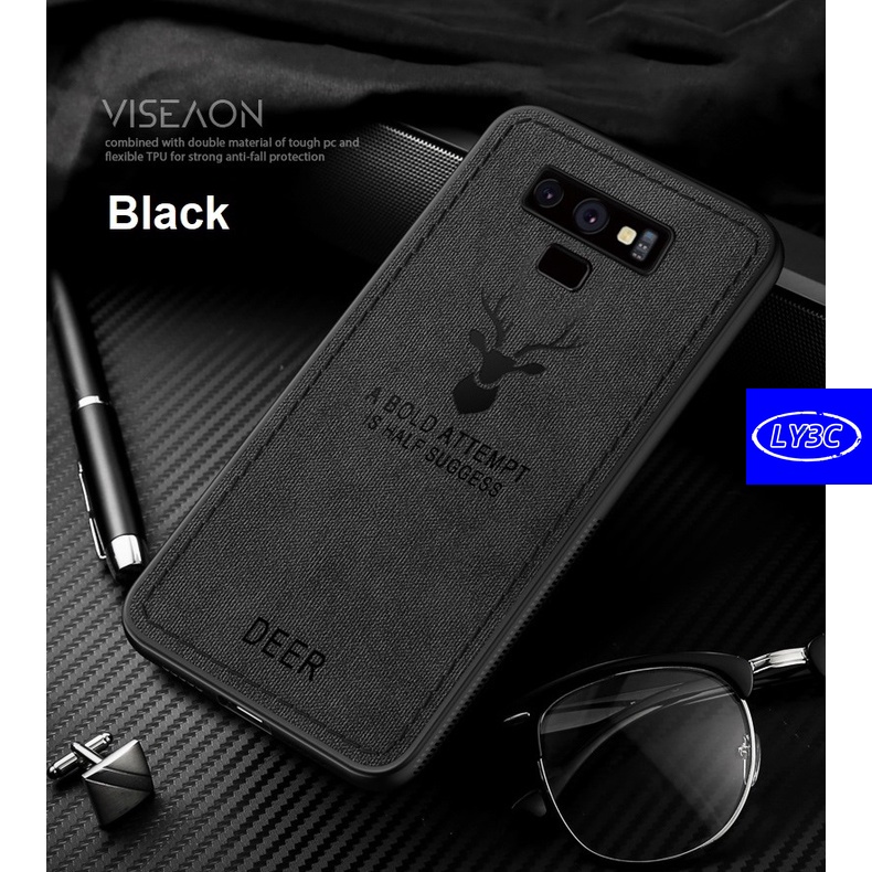 Ốp điện thoại kết cấu vải cho Samsung Galaxy Note 10 Plus 9 8