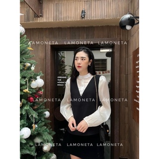 ÁO SƠ MI PHỐI GIẢ GHI LÊ