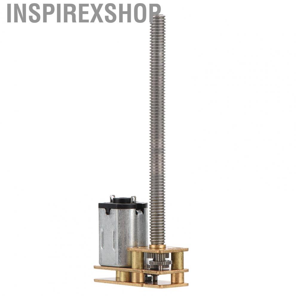 Inspirexshop 1024GA20 DC 6V/12V Thread Flip N20 Gear Motor M4 x 55mm Shaft