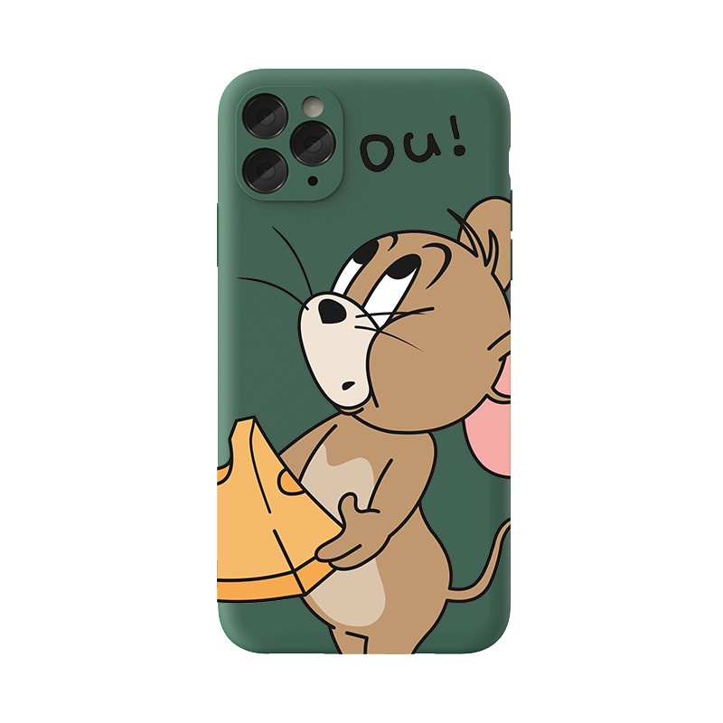 Ốp lưng IPhone cạnh vuông BVC mèo tom 6/6s/6plus,7/8plus,X/Xs/Xr/Xs max/11/12/13/14/pro/max/plus/promax BVC862