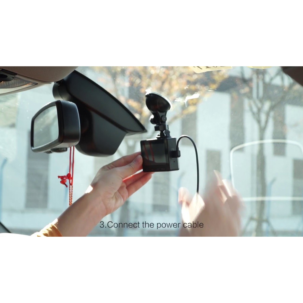 Camera Xe Hơi Ô Tô Xiaoyi YI Smart Dash Cam DVR 1080P C10 - Hàng Chính Hãng