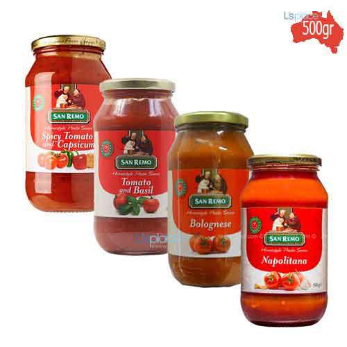 Sốt Mì Ý Thịt Bò Bolognese San Remo chai 500 G