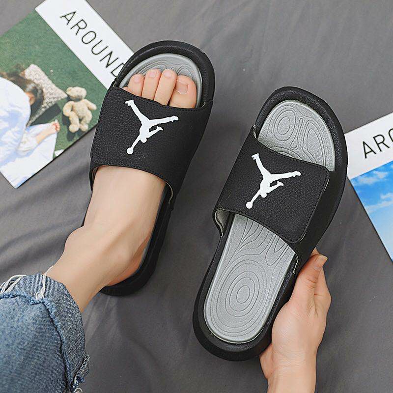 Dép JD Jordan bóng rổ FREE SHIP + hộp hãng + hàng VNXK loại 1.1 unisex hot trend quai ngang dán nam nữ. BH Slippers
