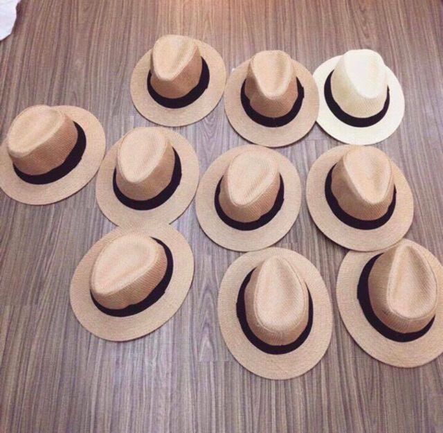 Nón cối thời trang panama hottren 2019
