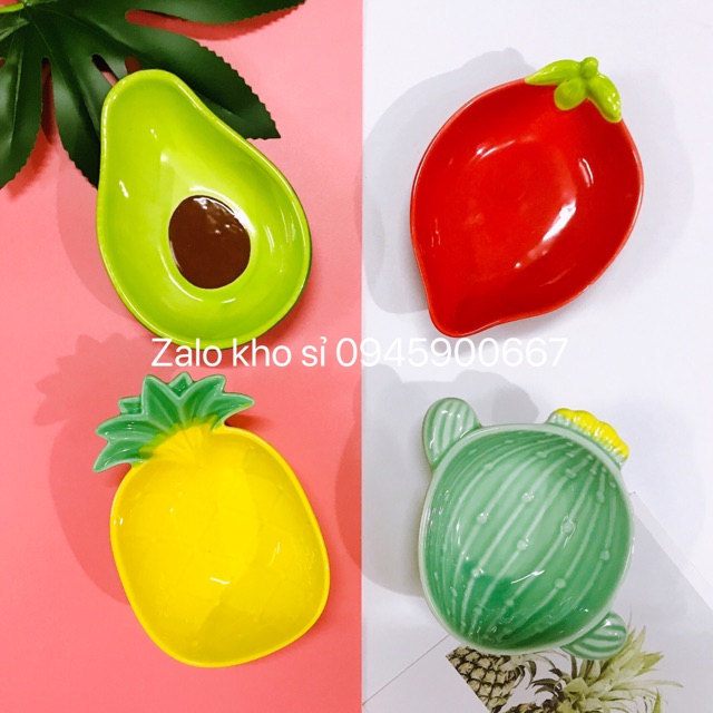 Bát gốm sứ trái cây cỡ to cho bé ăn dặm