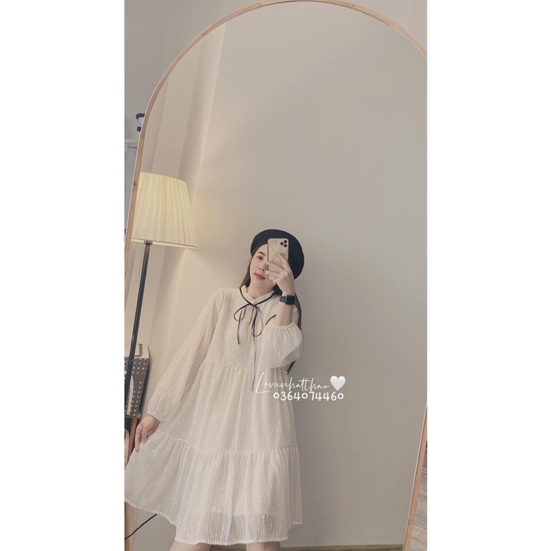 Váy babydoll chất cotton xốp hàng quảng châu | BigBuy360 - bigbuy360.vn