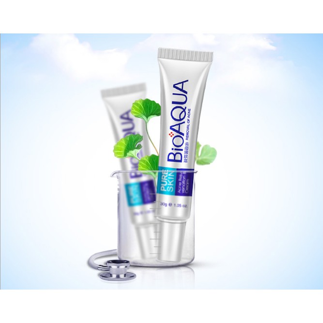 Kem giảm mụn trứng cá Pure Skin Bioaqua | BigBuy360 - bigbuy360.vn