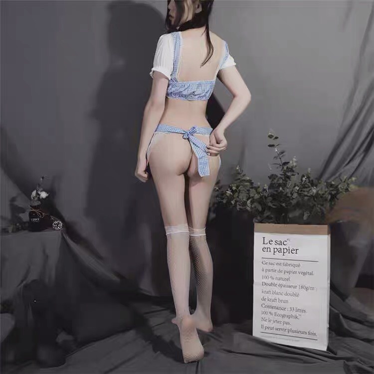 Cosplay hầu gái Nhật Bản Sexy - đồ ngủ cosplay cô giúp việc Màu xanh | BigBuy360 - bigbuy360.vn