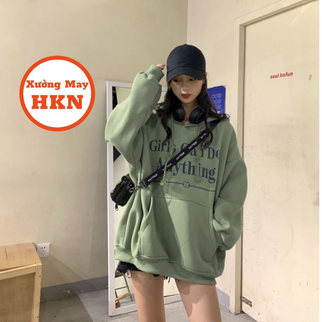 Áo Hoodie Girl Dài Tay Có Mũ Phong Cách Mã 689 Xưởng May HKN | BigBuy360 - bigbuy360.vn