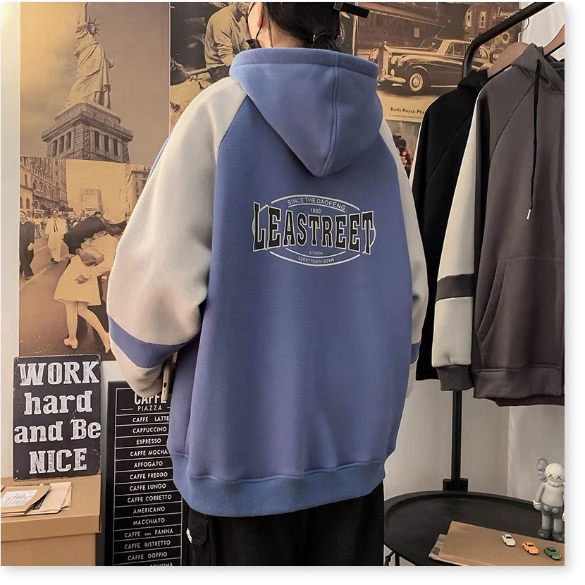 ÁO KHOÁC HOODIE NAM DÂY KÉO THỜI TRANG FOM RỘNG CHỐNG NẮNG CAO CẤP | WebRaoVat - webraovat.net.vn