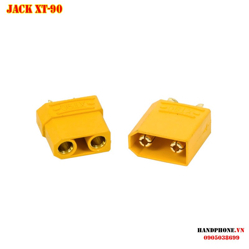 Jack cắm XT90 mạ vàng - Phích nối nguồn điện cho thiết bị điện công suất lớn