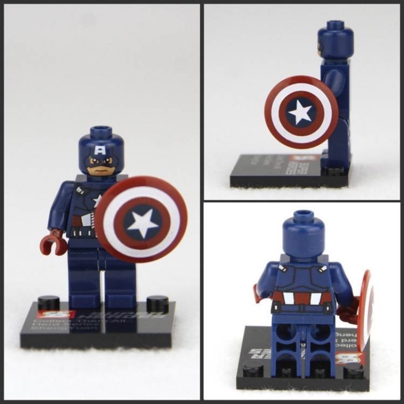 Bộ Lắp Ghép Mô Hình Nhân Vật Captain America
