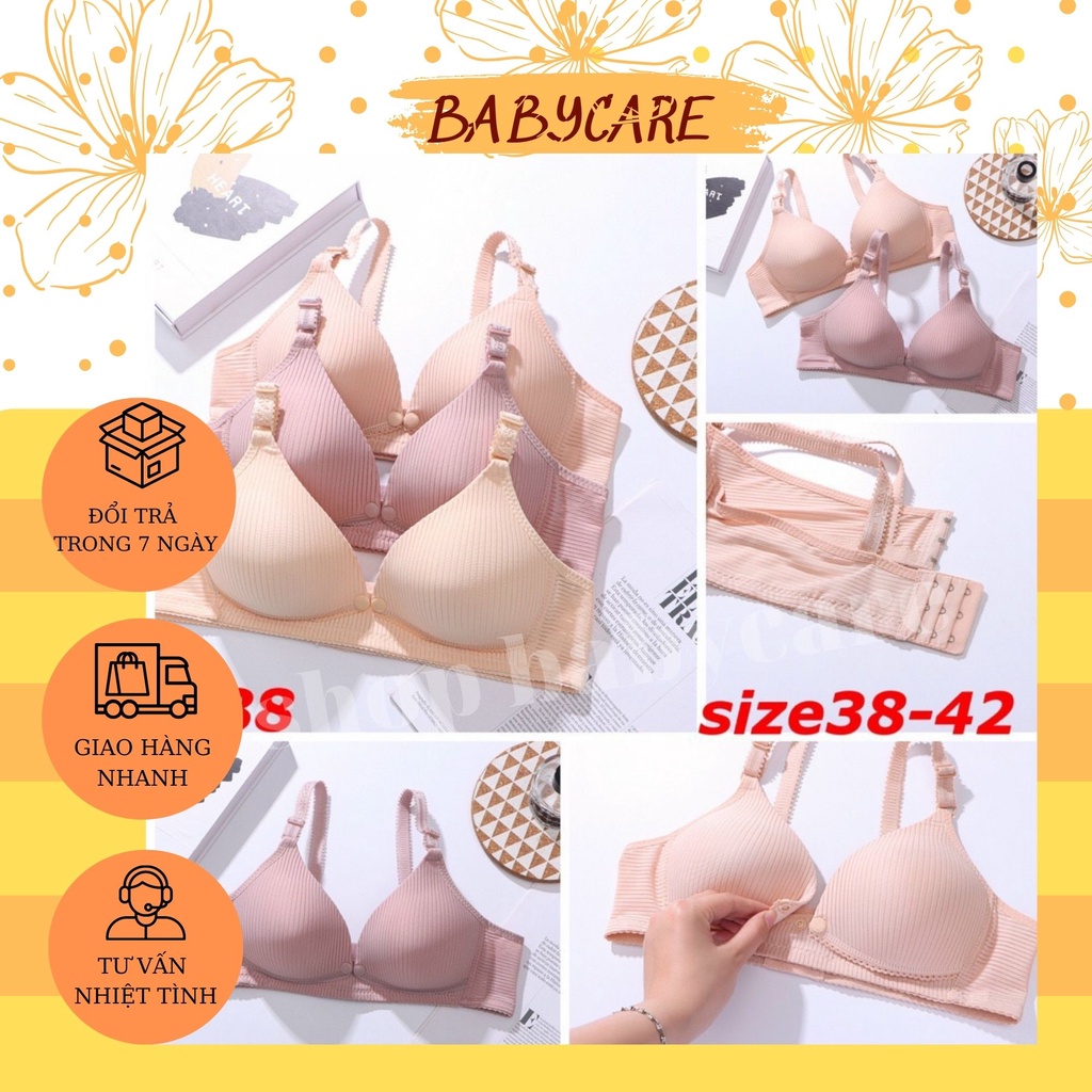 ÁO LÓT BẦU CHẤT COTTON CHO CON BÚ- CÓ CÚC NGANG TIÊN LỢI CHO MẸ