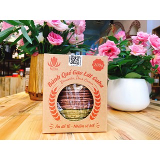 BÁNH QUẾ GẠO LỨT GABA 3 vị - Đồ ăn vặt tự nhiên - an lành