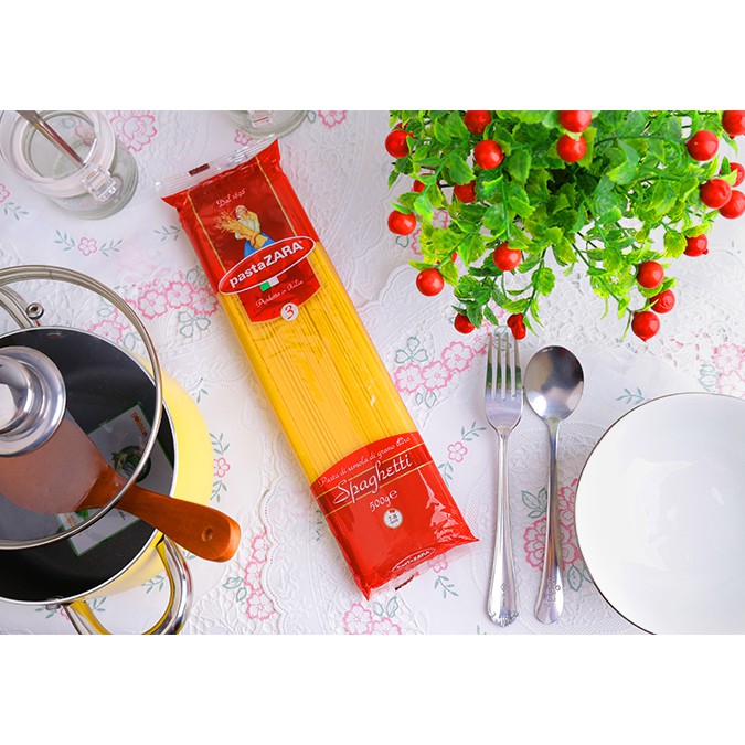 Mỳ Ý sợi hiệu Pasta ZARA Spaghetti các loại gói 500g