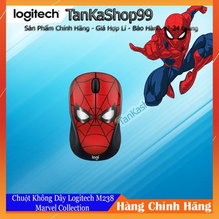 Chuột Không Dây Logitech M238 Marvel Collection - Hàng Chính Hãng