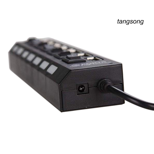 Hub Ts-7 Cổng Usb 2.0 Tốc Độ Cao Cho Laptop Pc