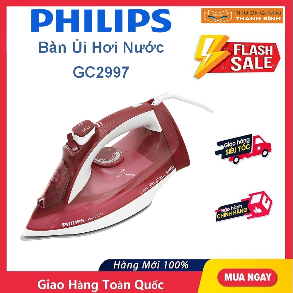 Bàn ủi hơi nước Philips GC2997