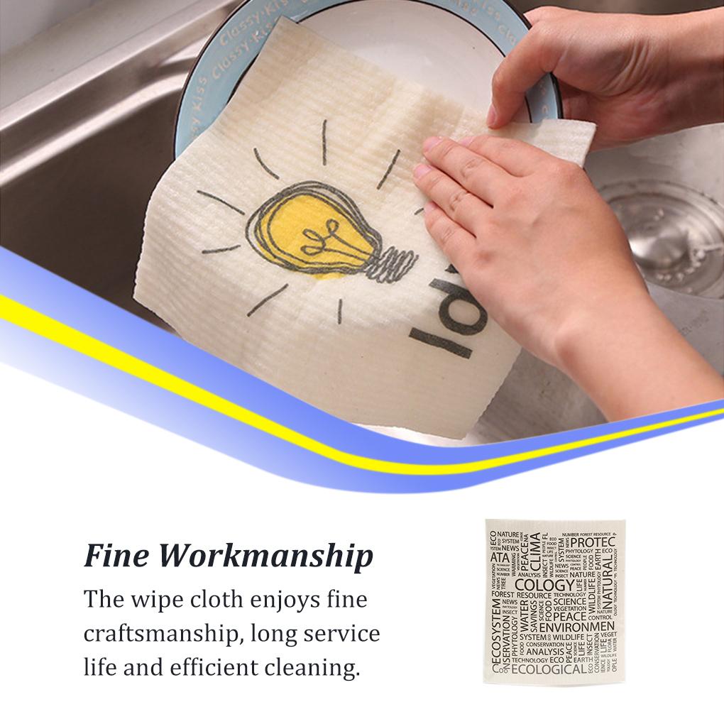 Khăn Lau Chén Dĩa Họa Tiết Trái Dứa Dễ Thương Tiện Dụng Cho Nhà Bếp