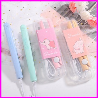Máy duỗi tóc là tóc mini, máy kẹp uốn duỗi tóc mini giúp duỗi uốn thẳng tóc 2 trong 1