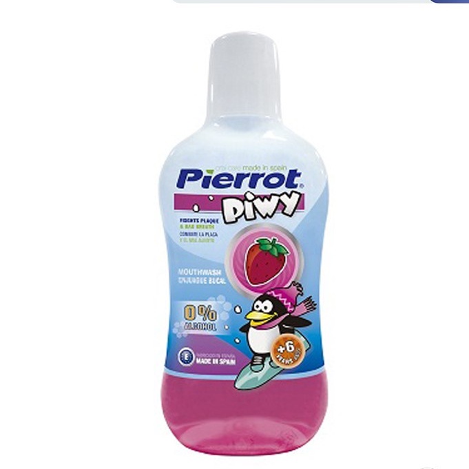 Nước Súc Miệng Hương Dâu Tây Trẻ Em Pierrot 500ml