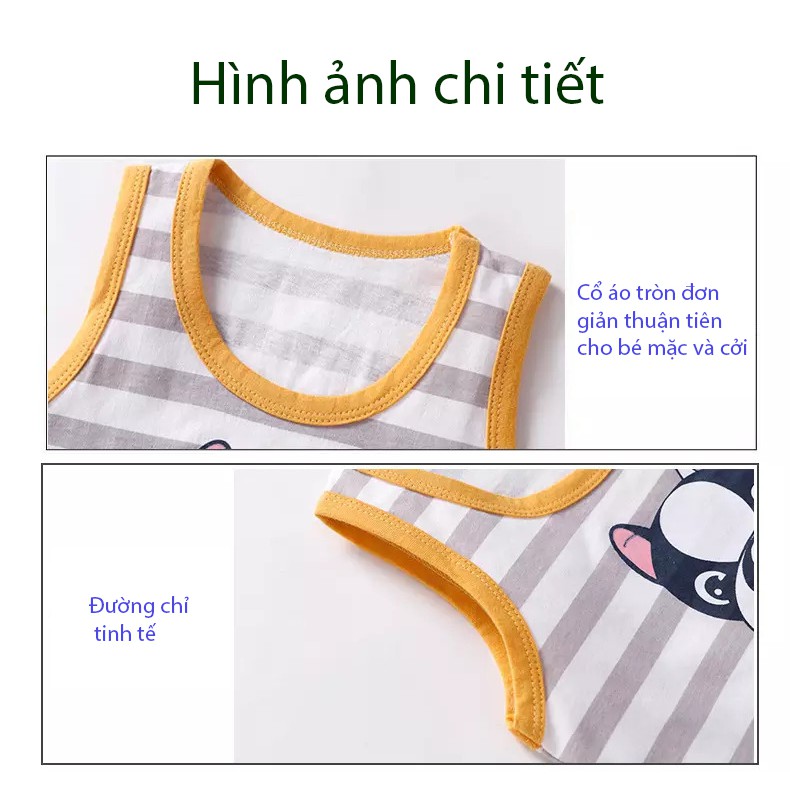 Áo ba lỗ cho bé 1-4 Tuổi KID I3aby