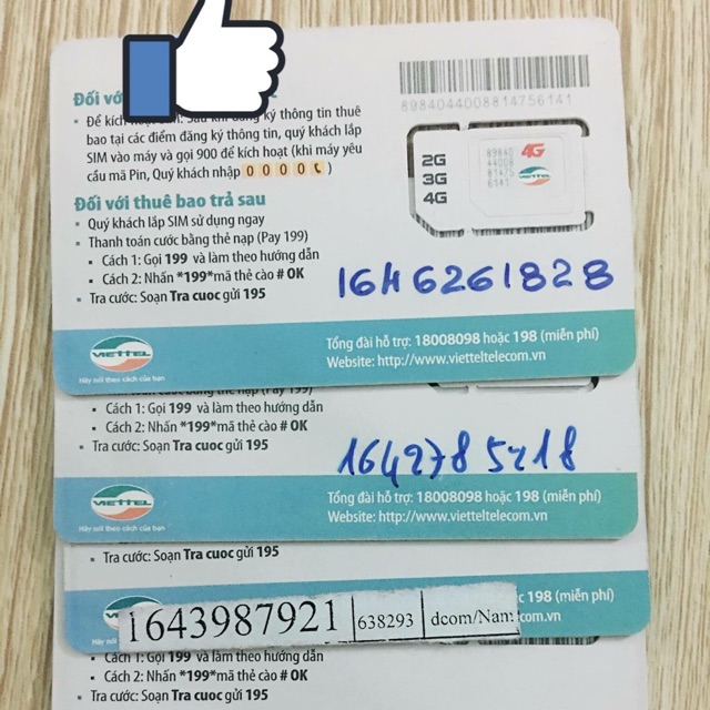 Sim D500 viettel