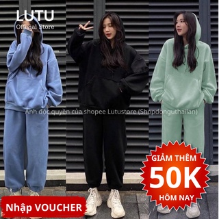 Set Bộ Áo Hoodie Nỉ Phối Quần Jogger Chất Nỉ Dày Dặn Hàng Chuẩn Loại Đẹp