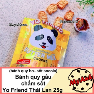 (giá dùng thử) 1 gói bánh 🐻 gấu chấm 🍦 kem socola