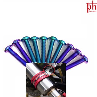 Ốc Treo Pô TITAN GR5 Gắn Xe Sonic/Raider/Winner/Ex 150/Ex 11/Wave/Dream 8li40 Dù To Dày