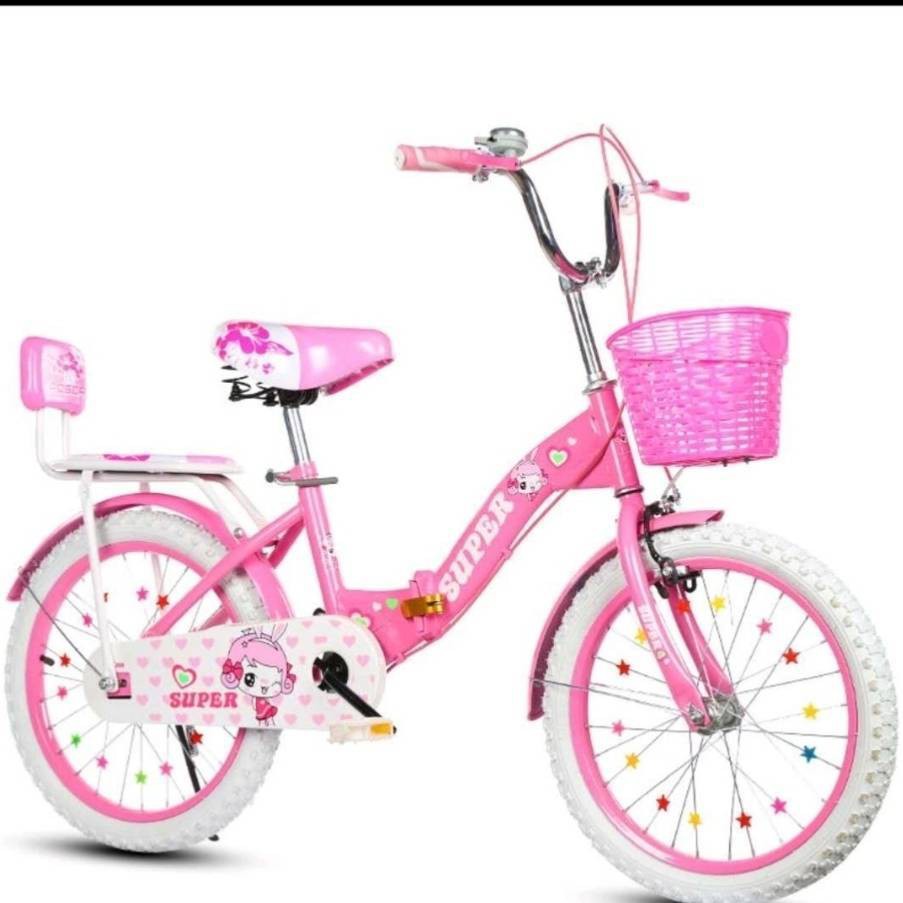 【Xe đạp】Xe đạp gấp trẻ em 6-7-8-9-11-13-15 tuổi bé gái 18/20/22 inch Xe đạp học sinh tiểu học và tru