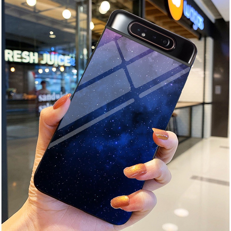 Ốp Lưng SAMSUNG GALAXY A80 Ốp kính bóng cao cấp Phi Hành Gia
