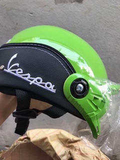 Mũ bảo hiểm viền da Vespa