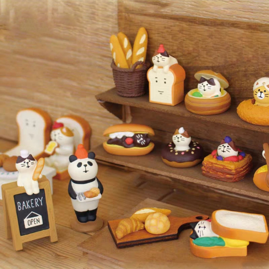 Vật trang trí hình thú vật bằng nhựa resin tinh tế cho trẻ nhỏ