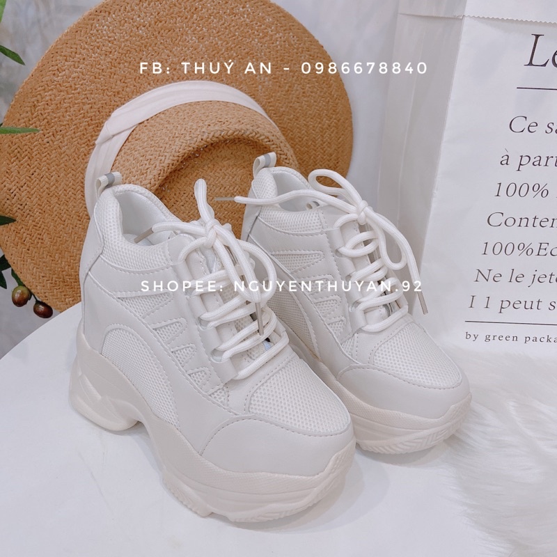 Giày thể thao nữ độn đế 11cm siêu tôn dáng ANDUSTORE ⚡️